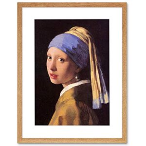 Wee Blue Coo PAINTING VERMEER GIRL PEARL EARRING OLD MASTER FRAMED PICTURE ART PRINT F97X9777 Wee Blue Coo PAINTING VERMEER GIRL PEARL EARRING OLD MASTER FRAMED PICTURE ART PRINT F97X9777