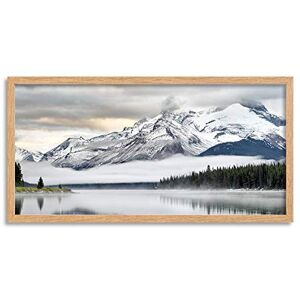 Artery8 Pesterev Jasper National Park Sunrise Maligne Lake Photo Framed Wall Art Print Long 25X12 Inch Artery8 Pesterev Jasper National Park Sunrise Maligne Lake Photo Framed Wall Art Print Long 25X12 Inch