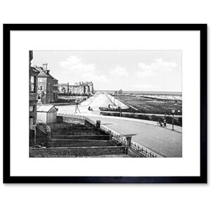 Wee Blue Coo SKEGNESS THE PARADE ENGLAND VINTAGE HISTORY OLD BW FRAMED ART PRINT B12X881 Wee Blue Coo SKEGNESS THE PARADE ENGLAND VINTAGE HISTORY OLD BW FRAMED ART PRINT B12X881