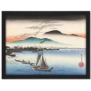 Artery8 Hiroshige Perching Geese At Katata Landscape Japan Artwork Framed Wall Art Print 18X24 Inch Artery8 Hiroshige Perching Geese At Katata Landscape Japan Artwork Framed Wall Art Print 18X24 Inch