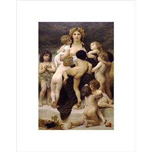 Wee Blue Coo WILLIAM ADOLPHE BOUGUEREAU MOTHERLAND OLD MASTER FRAMED ART PRINT B12X2316 Wee Blue Coo WILLIAM ADOLPHE BOUGUEREAU MOTHERLAND OLD MASTER FRAMED ART PRINT B12X2316