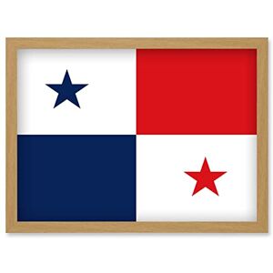 Artery8 - Panama Flag - Vexillology - Framed Wall Art Print Artery8 - Panama Flag - Vexillology - Framed Wall Art Print
