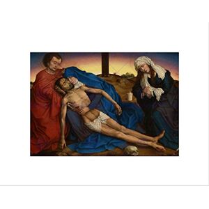Wee Blue Coo ROGER VAN DER WEYDEN PIETA OLD MASTER BLACK FRAMED ART PRINT PICTURE B12X1861 Wee Blue Coo ROGER VAN DER WEYDEN PIETA OLD MASTER BLACK FRAMED ART PRINT PICTURE B12X1861