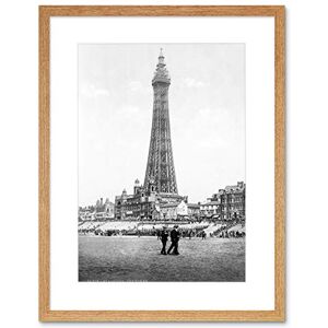 Wee Blue Coo Vintage Photo Blackpool Tower England History Framed Wall Art Print Wee Blue Coo Vintage Photo Blackpool Tower England History Framed Wall Art Print
