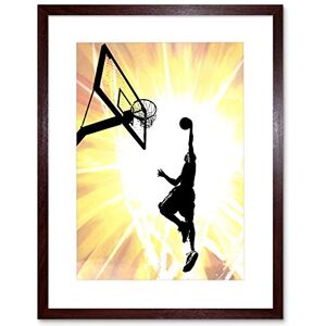 Wee Blue Coo Painting Sport Basketball Jump Slam Dunk Hoop Framed Wall Art Print Wee Blue Coo Painting Sport Basketball Jump Slam Dunk Hoop Framed Wall Art Print