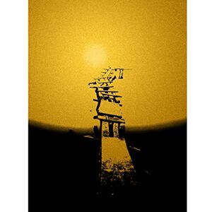 Artery8 Gold Effect Yellow Black Pier Sunset Abstract Large Wall Art Poster Print Thick Paper 18X24 Inch Artery8 Gold Effect Yellow Black Pier Sunset Abstract Large Wall Art Poster Print Thick Paper 18X24 Inch