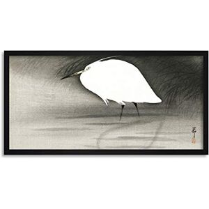 Fine Art Prints Ohara Koson Egret Long Framed Art Print Wall Poster 25x12 inch Fine Art Prints Ohara Koson Egret Long Framed Art Print Wall Poster 25x12 inch