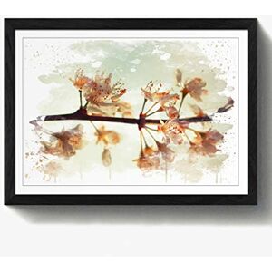 Arty Pie Framed Print Black A2 (24.5x18 Inch) Flower Pink Blossom Tree 2 V3, Wood, Multi-Colour, 60 x 42 x 2 cm Arty Pie Framed Print Black A2 (24.5x18 Inch) Flower Pink Blossom Tree 2 V3, Wood, Multi-Colour, 60 x 42 x 2 cm