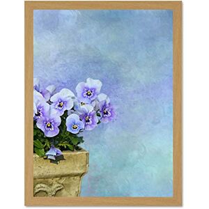 Fine Art Prints Purple Pansy Flowers Painting Large Framed Art Print Poster Wall Decor 18x24 inch Fine Art Prints Purple Pansy Flowers Painting Large Framed Art Print Poster Wall Decor 18x24 inch