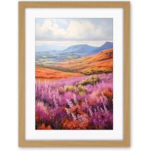 Artery8 Scottish Heather Fields Oil Painting Purple Orange Blue Scotland Countryside Landscape Artwork Framed Wall Art Print 18X24 Inch Artery8 Scottish Heather Fields Oil Painting Purple Orange Blue Scotland Countryside Landscape Artwork Framed Wall Art Print 18X24 Inch