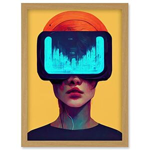 Artery8 - Funky Virtual Reality Gamer Kids Artwork - Light Oak Artery8 - Funky Virtual Reality Gamer Kids Artwork - Light Oak