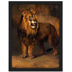 Artery8 Van Os Lion From Louis Bonaparte 1808 Painting Artwork Framed Wall Art Print 18X24 Inch Artery8 Van Os Lion From Louis Bonaparte 1808 Painting Artwork Framed Wall Art Print 18X24 Inch