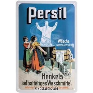 Nostalgic-Art Retro Tin Sign – Persil – wasche Dich selbst – Gift idea for fans of nostalgia, Metal Plaque, 20 x 30 cm Nostalgic-Art Retro Tin Sign – Persil – wasche Dich selbst – Gift idea for fans of nostalgia, Metal Plaque, 20 x 30 cm