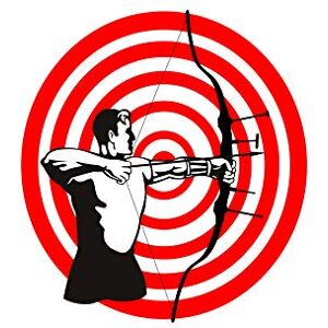 Wee Blue Coo Painting Sport Archery Bow Arrow Archer Target Wall Art Print Wee Blue Coo Painting Sport Archery Bow Arrow Archer Target Wall Art Print