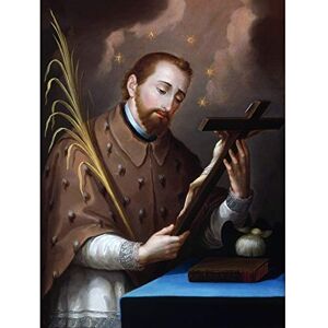 Artery8 Campeche Saint John Nepomuk Nepomuceno Painting Art Print Canvas Premium Wall Decor Poster Mural Artery8 Campeche Saint John Nepomuk Nepomuceno Painting Art Print Canvas Premium Wall Decor Poster Mural