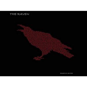 Wee Blue Coo Cultural Abstract Raven Edgar Allen Poe Gothic Horror Art Print Poster Wall Decor 12X16 Inch Wee Blue Coo Cultural Abstract Raven Edgar Allen Poe Gothic Horror Art Print Poster Wall Decor 12X16 Inch