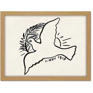 Artery8 Leo Gestel Peace Dove Branch 1918 Drawing Artwork Framed Wall Art Print 18X24 Inch Artery8 Leo Gestel Peace Dove Branch 1918 Drawing Artwork Framed Wall Art Print 18X24 Inch