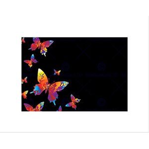 Wee Blue Coo Painting Abstract Butterfly Wings Design Pattern Wall Art Print Wee Blue Coo Painting Abstract Butterfly Wings Design Pattern Wall Art Print