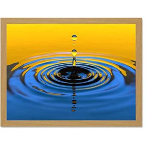 Fine Art Prints Water Drop Splash Ripple Large Framed Art Print Poster Wall Decor 18x24 inch Fine Art Prints Water Drop Splash Ripple Large Framed Art Print Poster Wall Decor 18x24 inch