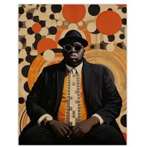 Wee Blue Coo BIG Hypnosis Circles Hip Hop Music Portrait Extra Large XL Wall Art Poster Print Wee Blue Coo BIG Hypnosis Circles Hip Hop Music Portrait Extra Large XL Wall Art Poster Print