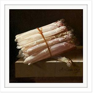 Artery8 Adriaen Coorte Still Life With Asparagus Painting Square Wooden Framed Wall Art Print Picture 16X16 Inch Artery8 Adriaen Coorte Still Life With Asparagus Painting Square Wooden Framed Wall Art Print Picture 16X16 Inch