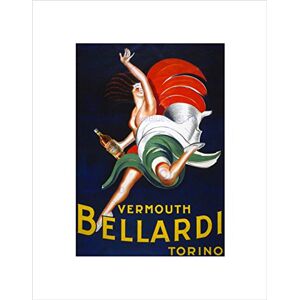 Wee Blue Coo Advert Drink Alcohol Vermouth Bellardi Turin Italy Wall Art Print Wee Blue Coo Advert Drink Alcohol Vermouth Bellardi Turin Italy Wall Art Print