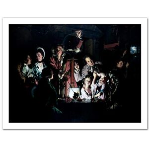 Fine Art Prints Wright Experiment Bird Air Pump Science Painting Large Framed Art Print Poster Wall Decor 18x24 in Fine Art Prints Wright Experiment Bird Air Pump Science Painting Large Framed Art Print Poster Wall Decor 18x24 in