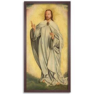Artery8 Van Kalkar Transfiguration Of Christ Resurrection Framed Wall Art Print Long 25X12 Inch Artery8 Van Kalkar Transfiguration Of Christ Resurrection Framed Wall Art Print Long 25X12 Inch