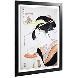 Big Box Art Framed Print of Kitagawa Utamaro Vintage Japanese Oriental (16) Design Wall Art Picture Home Decor for Kitchen, Living Room, Bedroom, Office, Black, A2 / 24.5x18 Inch / 62x45cm Big Box Art Framed Print of Kitagawa Utamaro Vintage Japanese Oriental (16) Design Wall Art Picture Home Decor for Kitchen, Living Room, Bedroom, Office, Black, A2 / 24.5x18 Inch / 62x45cm