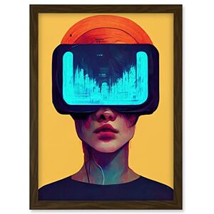 Doppelganger33 LTD Funky Virtual Reality Gamer Kids Artwork Framed A3 Wall Art Print Doppelganger33 LTD Funky Virtual Reality Gamer Kids Artwork Framed A3 Wall Art Print