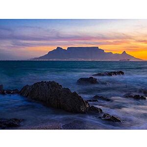 Wee Blue Coo Photo Composition Atmospheric Table Mountain South Africa Art Print Poster Wall Decor 12X16 Inch Wee Blue Coo Photo Composition Atmospheric Table Mountain South Africa Art Print Poster Wall Decor 12X16 Inch