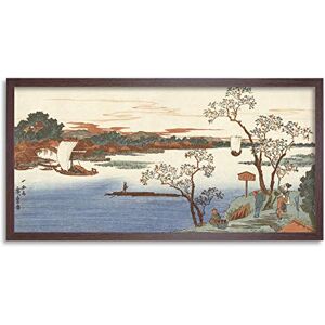 Artery8 Hiroshige Cherry Trees In Leaf Along Sumida River Framed Wall Art Print Long 25X12 Inch Artery8 Hiroshige Cherry Trees In Leaf Along Sumida River Framed Wall Art Print Long 25X12 Inch