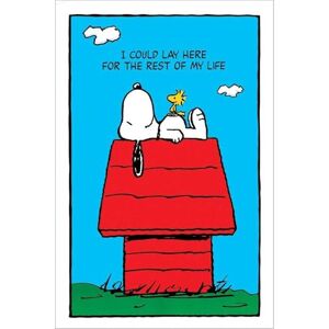 Buyartforless Peanuts Snoopy - I Could Just Lie Here - Wall Art Buyartforless Peanuts Snoopy - I Could Just Lie Here - Wall Art