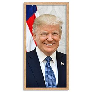 Artery8 Craighead Portrait US President Donald Trump Photo Framed Wall Art Print Long 25X12 Inch Artery8 Craighead Portrait US President Donald Trump Photo Framed Wall Art Print Long 25X12 Inch