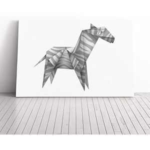 Big Box Art Origami Zebra Canvas Print Gallery Wrapped 30mm Frame Wall Art 30x20 inches Ready to Hang Modern Animals Picture Living Room Bedroom Lounge Office Big Box Art Origami Zebra Canvas Print Gallery Wrapped 30mm Frame Wall Art 30x20 inches Ready to Hang Modern Animals Picture Living Room Bedroom Lounge Office