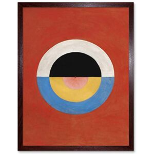 Wee Blue Coo Hilma Af Klint Svanen Abstract Circles Art Print Framed Poster Wall Decor 12x16 inch Wee Blue Coo Hilma Af Klint Svanen Abstract Circles Art Print Framed Poster Wall Decor 12x16 inch