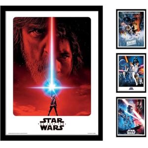 Pyramid STAR WARS: The Last Jedi Tease 30x40cm Framed Print, Paper & MDF, Multicoloured, 42 x 32 x 2.4 cm Pyramid STAR WARS: The Last Jedi Tease 30x40cm Framed Print, Paper & MDF, Multicoloured, 42 x 32 x 2.4 cm