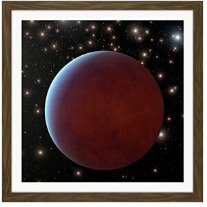 Fine Art Prints Space NASA Gas Giant Planet Orbiting Star Illustration Square Wooden Framed Wall Art Print Picture 16X16 Inch Fine Art Prints Space NASA Gas Giant Planet Orbiting Star Illustration Square Wooden Framed Wall Art Print Picture 16X16 Inch