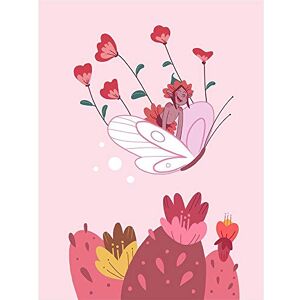 Wee Blue Coo Magic Garden Butterfly Sprite Unframed Wall Art Print Poster Home Decor Premium Wee Blue Coo Magic Garden Butterfly Sprite Unframed Wall Art Print Poster Home Decor Premium