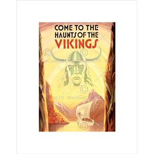 Wee Blue Coo Travel Scandinavia Viking Longship Sweden Norway Denmark Wall Art Print Wee Blue Coo Travel Scandinavia Viking Longship Sweden Norway Denmark Wall Art Print