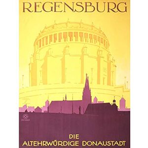 Wee Blue Coo Travel Tourism Regensburg Germany Dom Church Art Print Poster Wall Decor 12X16 Inch Wee Blue Coo Travel Tourism Regensburg Germany Dom Church Art Print Poster Wall Decor 12X16 Inch