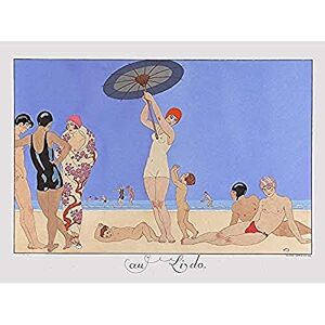 Fine Art Prints Barbier Paris Lido Costumes Art Noveau Painting Art Print Canvas Premium Wall Decor Poster Mural Fine Art Prints Barbier Paris Lido Costumes Art Noveau Painting Art Print Canvas Premium Wall Decor Poster Mural