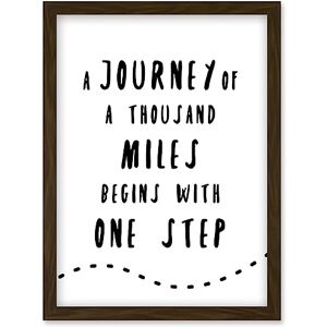 Artery8 A Journey Of A Thousand Miles Begins With One Step Inspirational Positive Motivational Gym Workout Living Room Aesthetic Artwork Framed Wall Art Print A4 Artery8 A Journey Of A Thousand Miles Begins With One Step Inspirational Positive Motivational Gym Workout Living Room Aesthetic Artwork Framed Wall Art Print A4