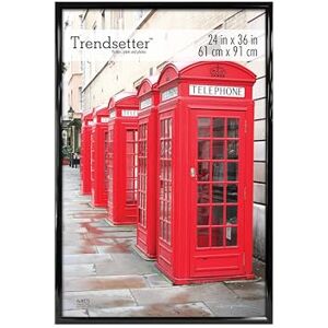 MCS Trendsetter 61x91.5 cm (24x36 in) Poster Frame in Black High-Gloss, Vertical & Horizontal Wall Hanging Large Picture Frame for Photos, Posters & Art Prints (1-Pack) MCS Trendsetter 61x91.5 cm (24x36 in) Poster Frame in Black High-Gloss, Vertical & Horizontal Wall Hanging Large Picture Frame for Photos, Posters & Art Prints (1-Pack)