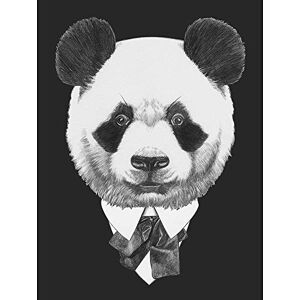 Wee Blue Coo Bow Tie Panda Bear Drawing Art Print Poster Wall Decor 12X16 Inch Wee Blue Coo Bow Tie Panda Bear Drawing Art Print Poster Wall Decor 12X16 Inch