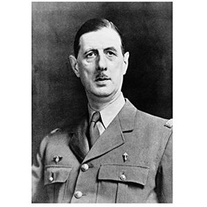 Wee Blue Coo Vintage Photo President War Gaulle French Picture Wall Art Print Wee Blue Coo Vintage Photo President War Gaulle French Picture Wall Art Print
