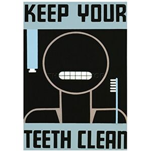 Wee Blue Coo Health Hygiene Keep Teeth Clean Retro Ad Picture Wall Art Print Wee Blue Coo Health Hygiene Keep Teeth Clean Retro Ad Picture Wall Art Print