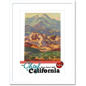 Wee Blue Coo Travel Train Rail Route Landscape Cajon Pass California Framed Wall Art Print Wee Blue Coo Travel Train Rail Route Landscape Cajon Pass California Framed Wall Art Print