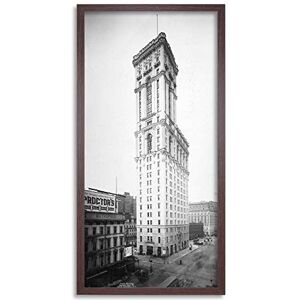 Artery8 New York City Times Building 1906 Vintage Photo Framed Wall Art Print Long 25X12 Inch Artery8 New York City Times Building 1906 Vintage Photo Framed Wall Art Print Long 25X12 Inch