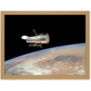 Artery8 Hubble Space Telescope Image The Hubble's Final Release Over Earth By Space Shuttle Atlantis Crew In 2009 Servicing Mission 4 Artwork Framed Wall Art Print 18X24 Inch Artery8 Hubble Space Telescope Image The Hubble's Final Release Over Earth By Space Shuttle Atlantis Crew In 2009 Servicing Mission 4 Artwork Framed Wall Art Print 18X24 Inch